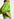 Green jacquard top with puffed sleeves Faume - seconde main