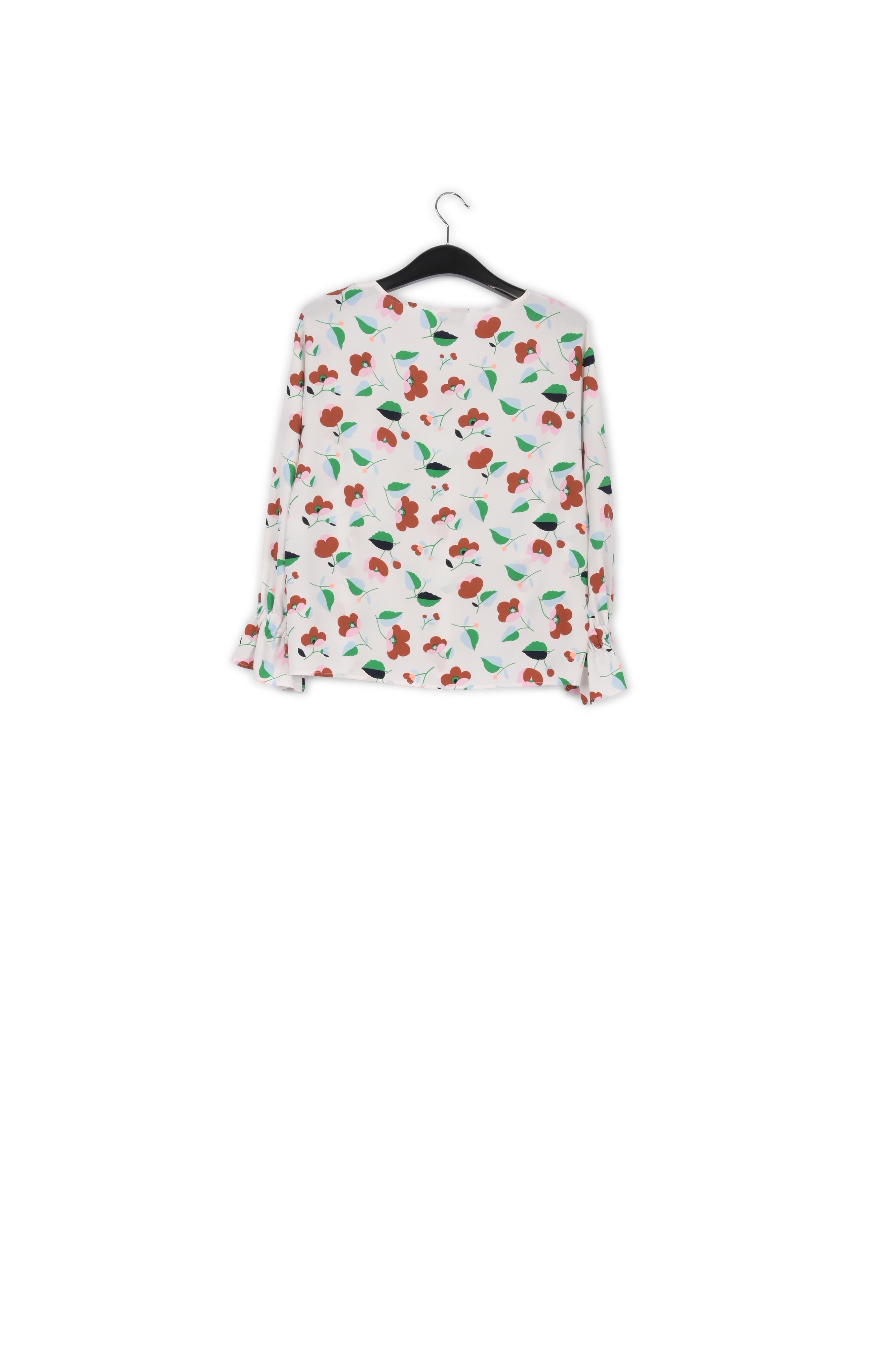 Off-white floral bouse RE—SSENTIEL | Essentiel second hand