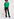 Green striped short-sleeved sweater Faume - seconde main
