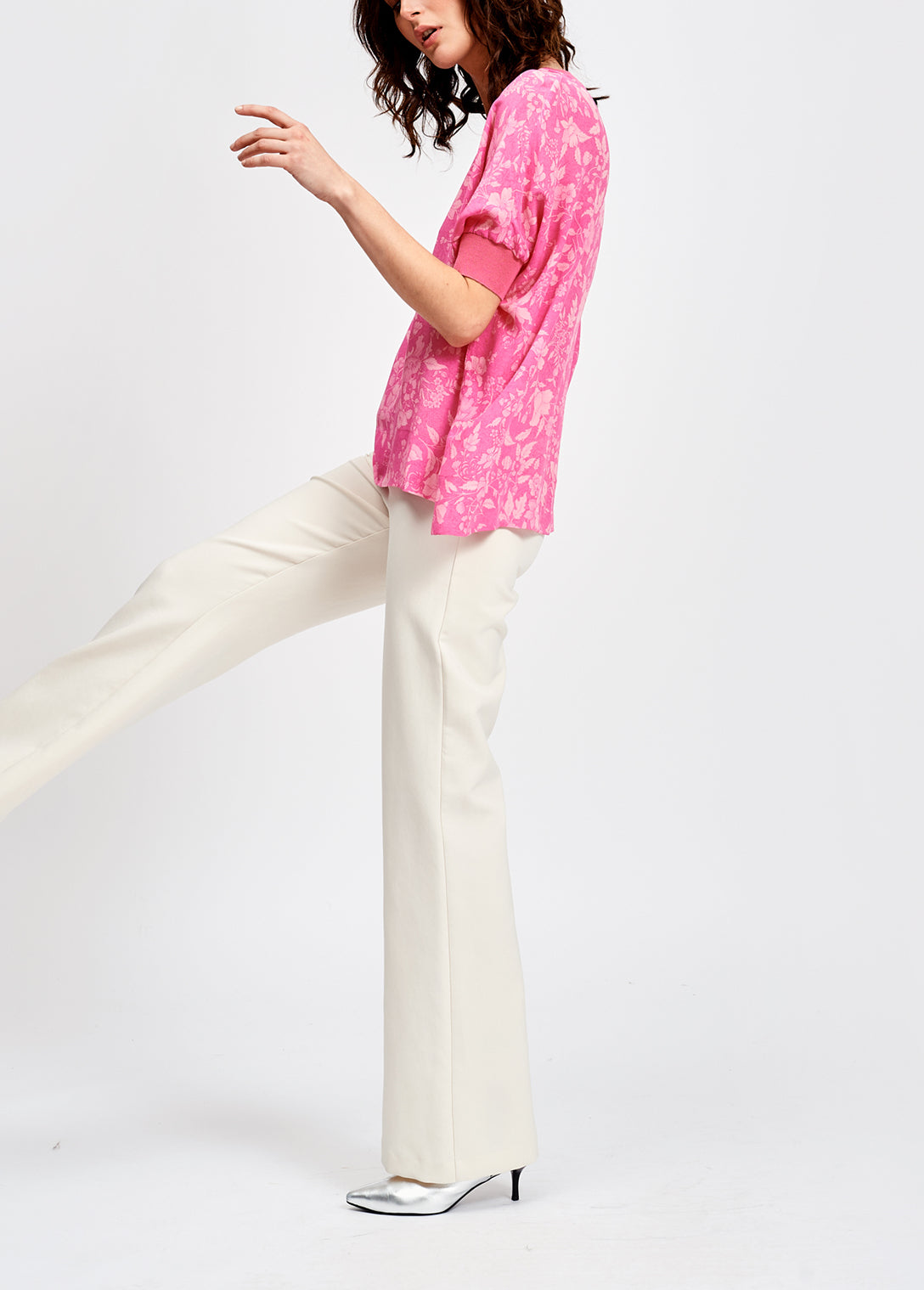 Gebroken witte, klassieke broek RE—SSENTIEL | Essentiel second hand