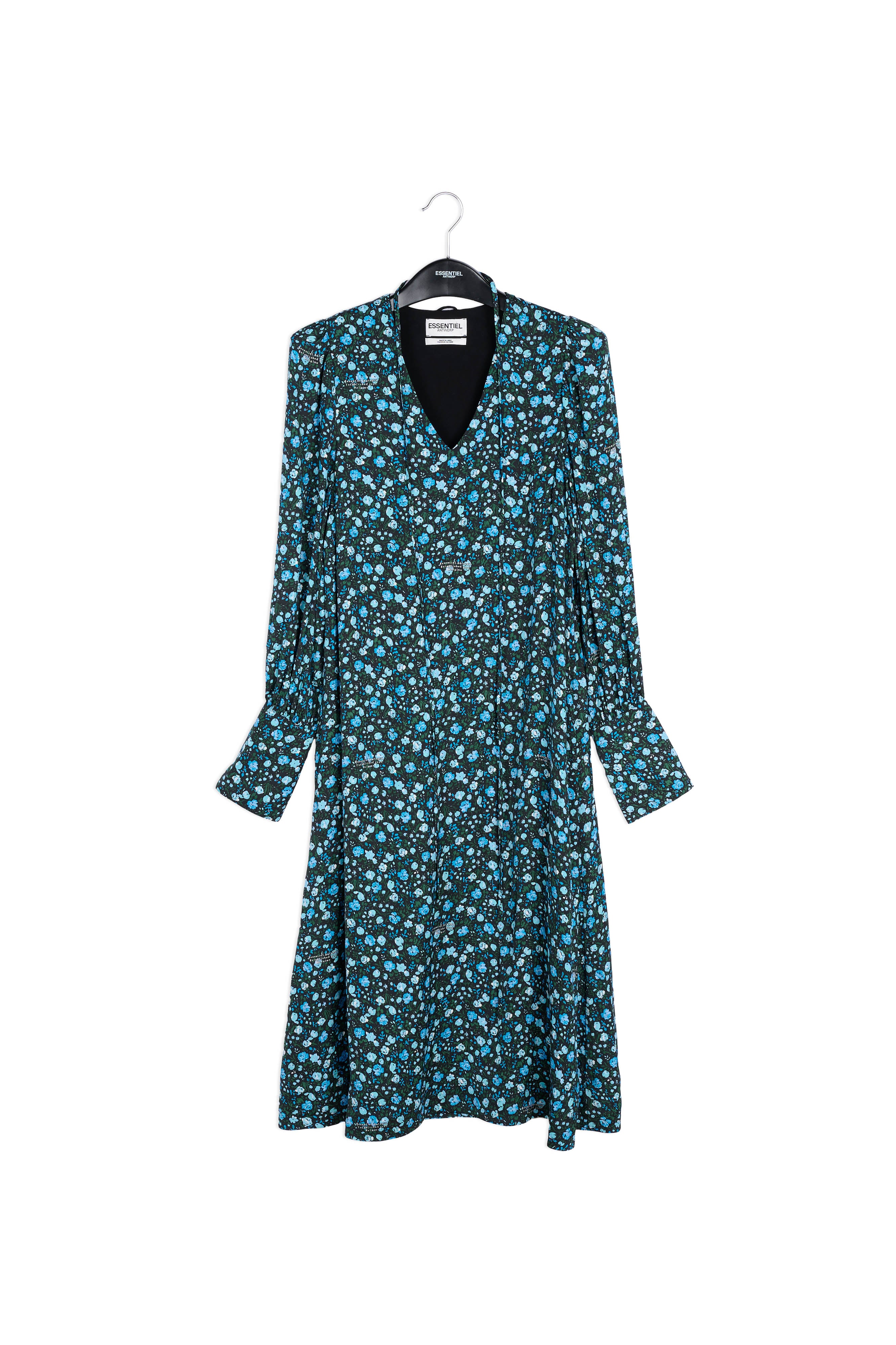 Puff sleeve tie dress RE—SSENTIEL | Essentiel second hand