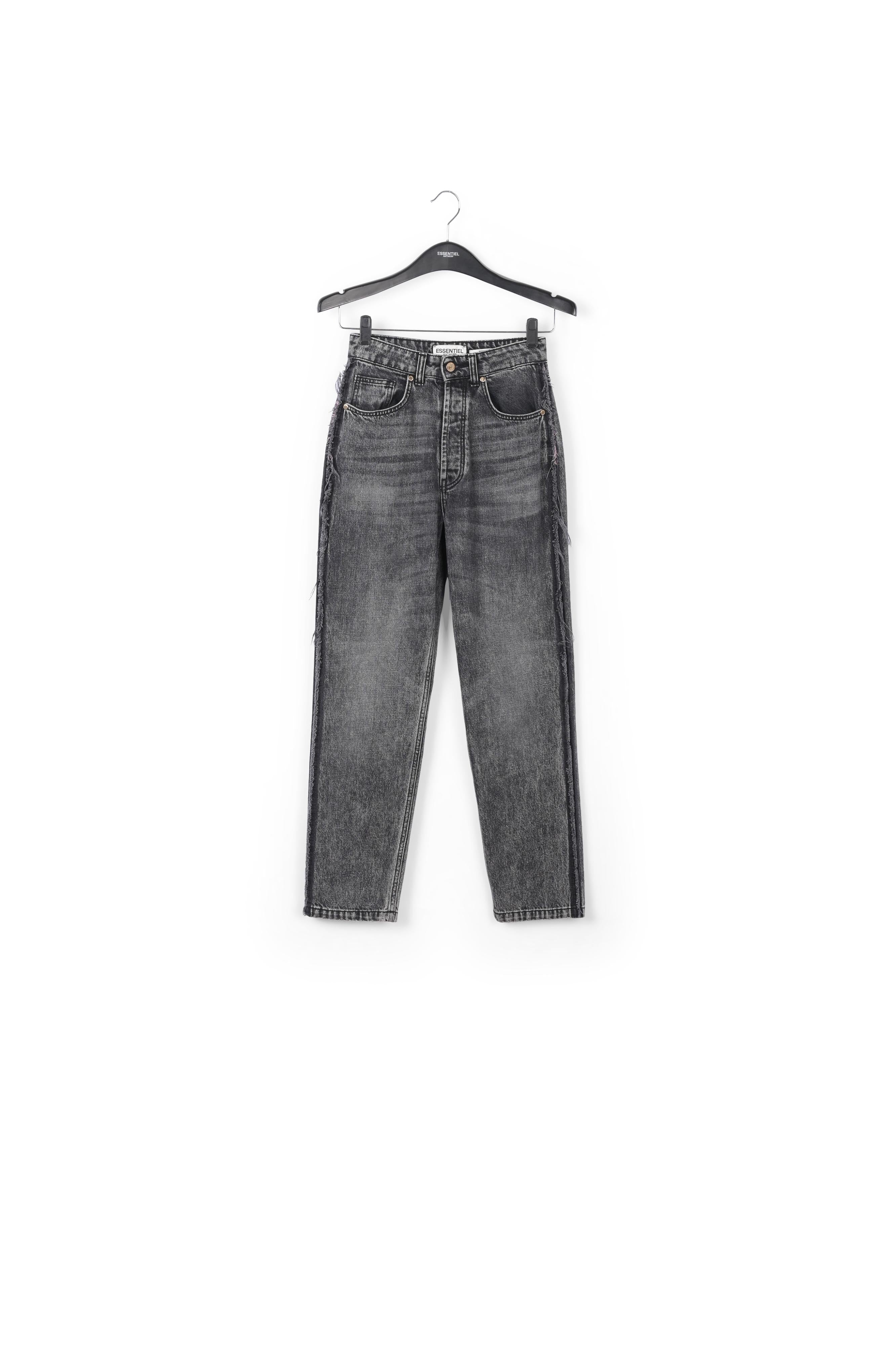 Dark grey straight leg jeans RE—SSENTIEL | Essentiel second hand
