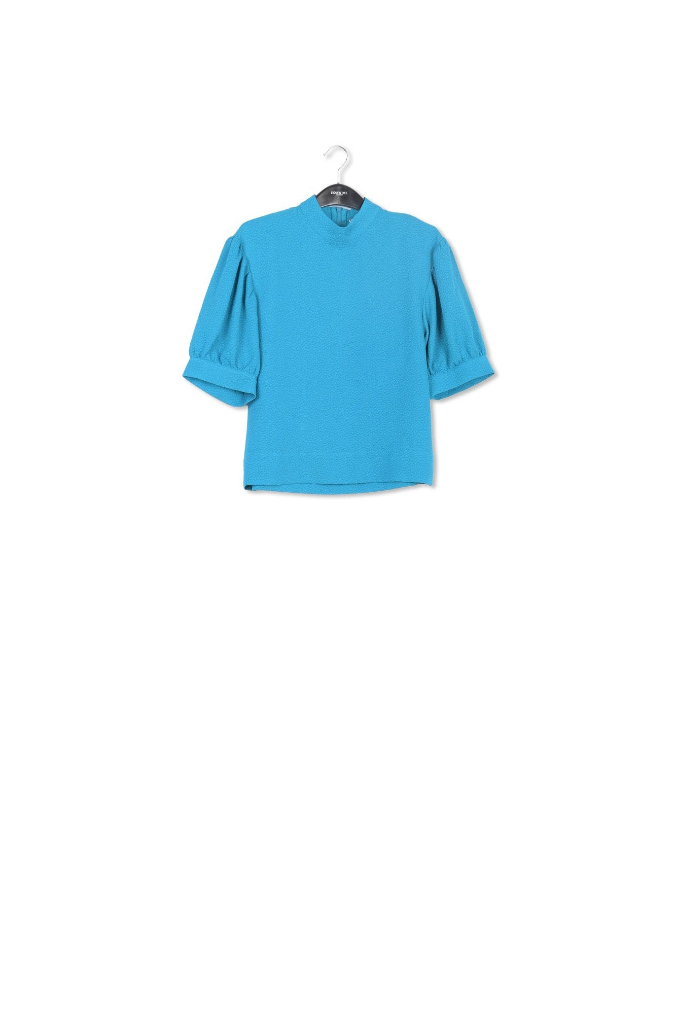 Top bleu à  manches bouffantes RE—SSENTIEL | Essentiel second hand
