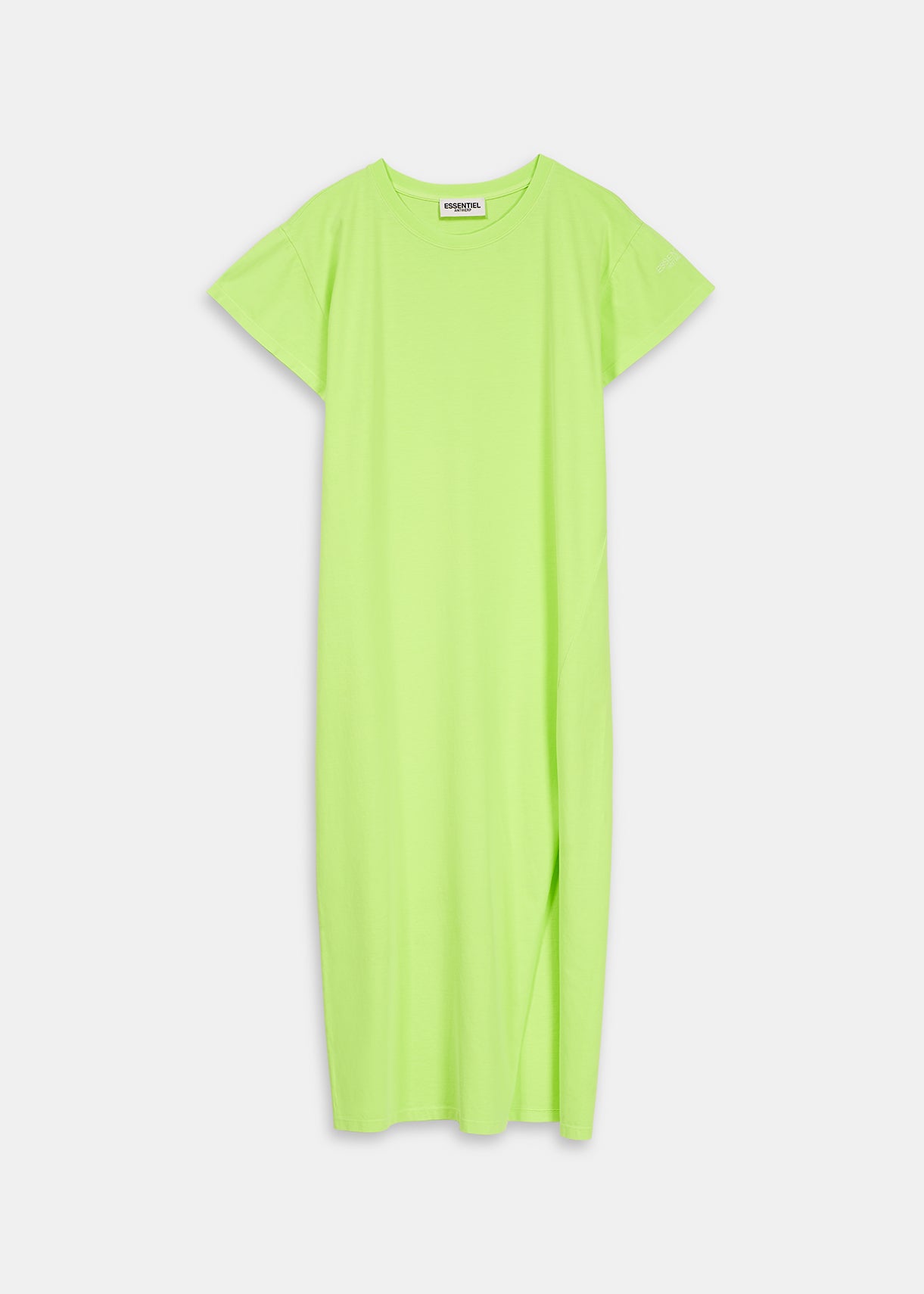 Fluogele T-shirtjurk van biokatoen-jersey RE—SSENTIEL | Essentiel second hand