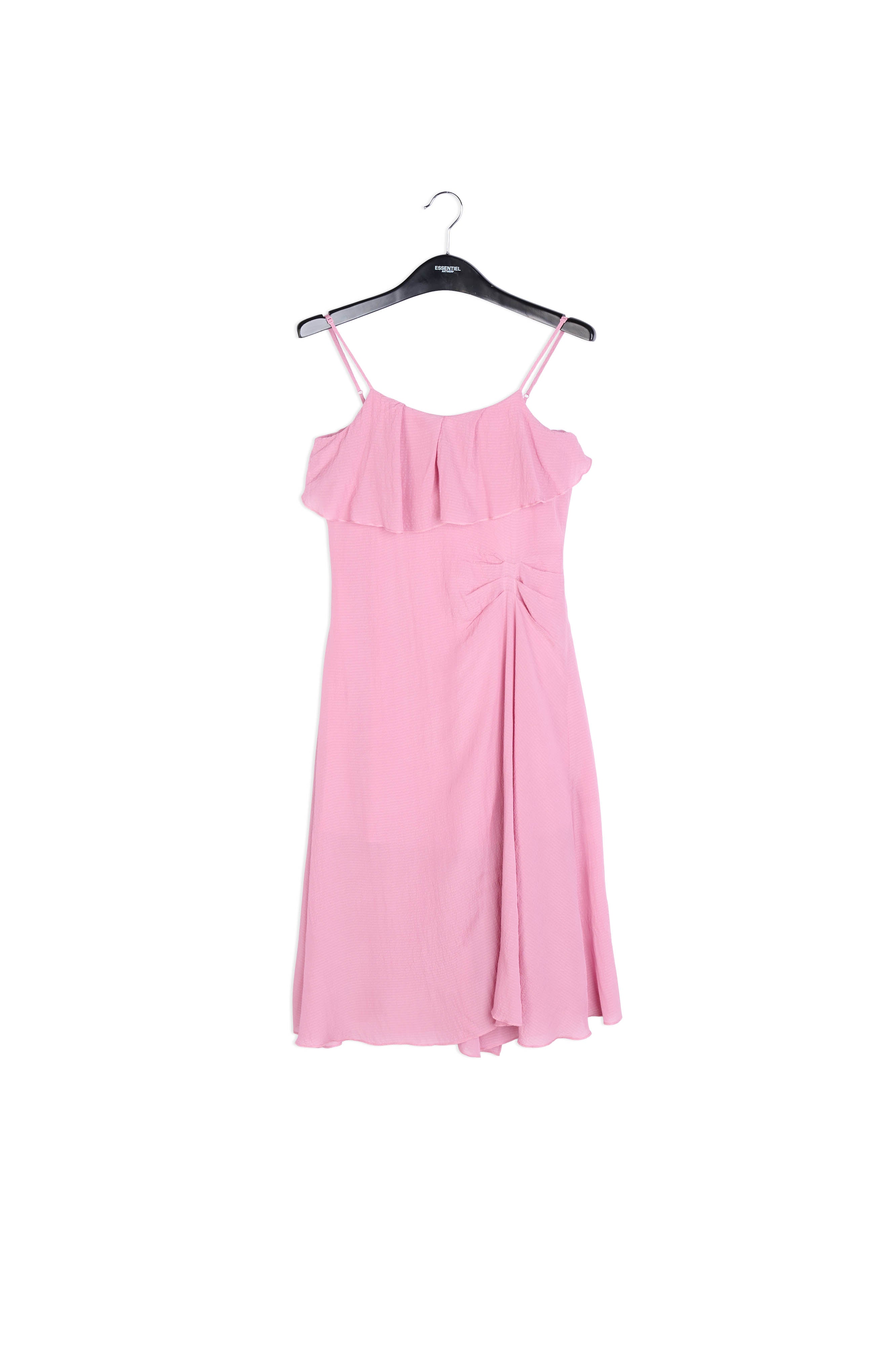 Lilac viscose-silk asymmetrical midi dress RE—SSENTIEL | Essentiel second hand