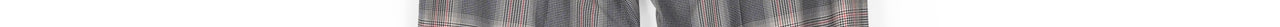 Pantalon tartan gris aux jambes larges Faume - seconde main