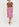 Pink sequin-embroidered A-line skirt Faume - seconde main