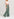 Green, fuchsia and blue sequined flared pants Faume - seconde main