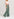 Green, fuchsia and blue sequined flared pants Faume - seconde main