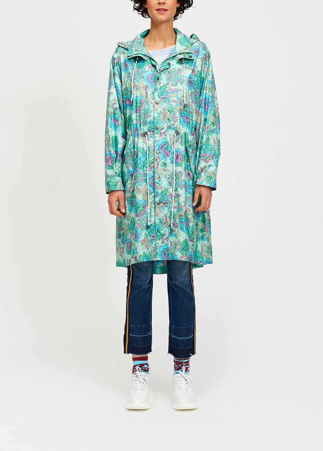 Yellow spring rain jacket RE—SSENTIEL | Essentiel second hand