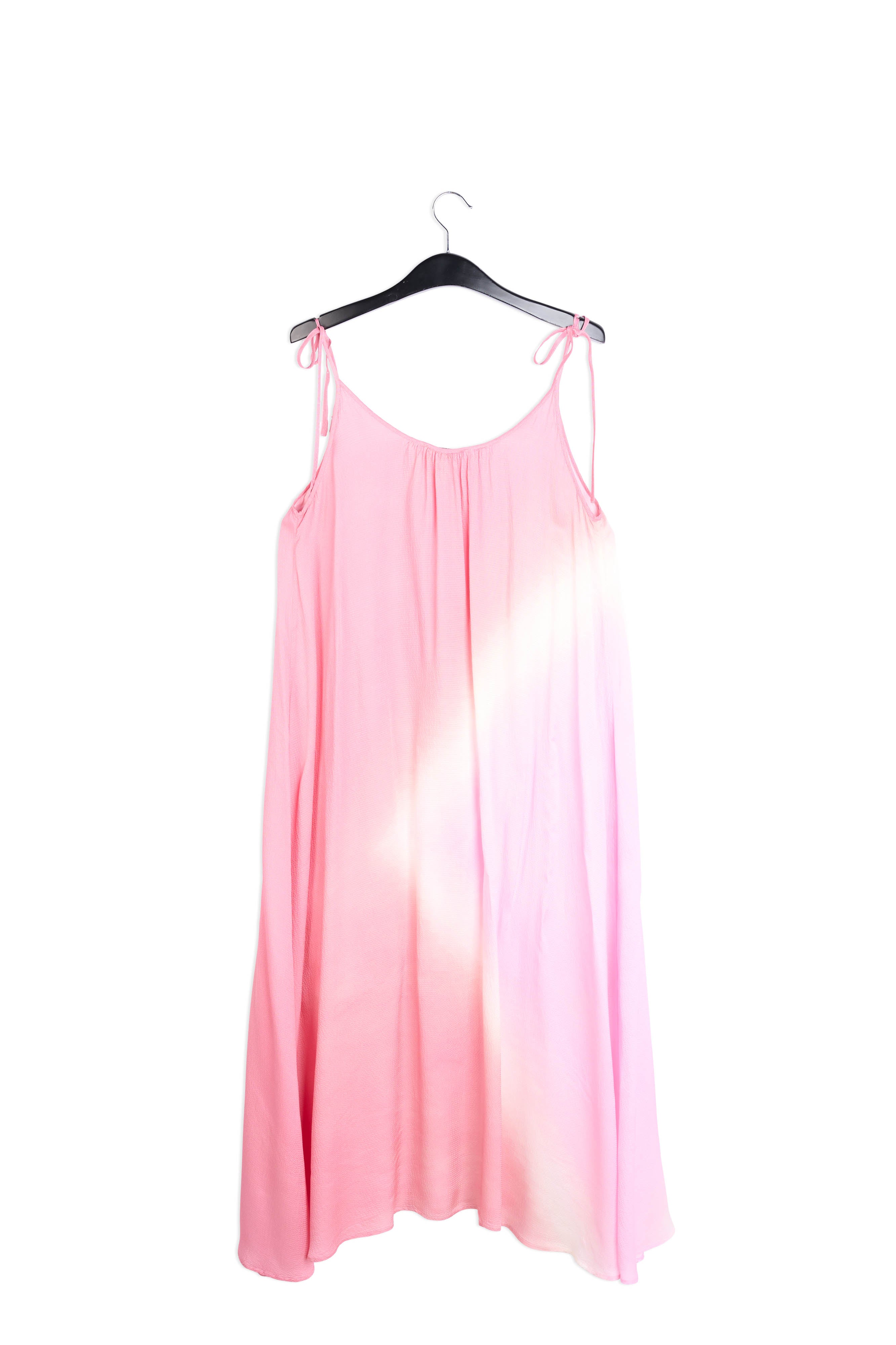 Light pink strappy tie-dye maxi dress RE—SSENTIEL | Essentiel second hand