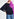 Dark blue fine knit wool-blend sweater Faume - seconde main