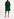 Dark green cotton oversized knee-length shirt dress Faume - seconde main