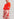 Off-white and red tie-dyed silk midi skirt Faume - seconde main