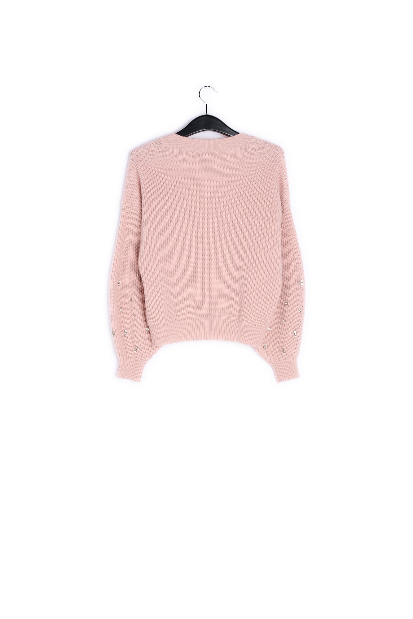 Pink rhinestone-detailed sweater RE—SSENTIEL | Essentiel second hand