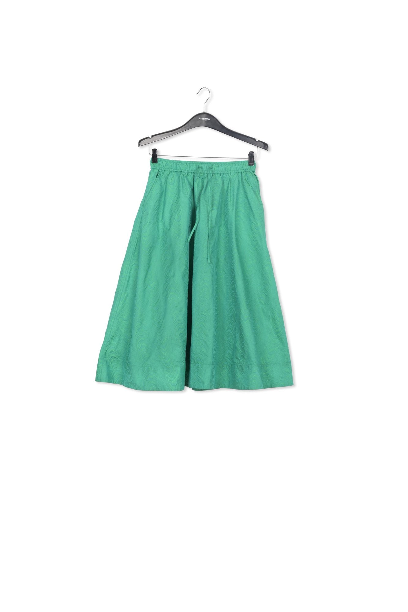Green jacquard a-line skirt RE—SSENTIEL | Essentiel second hand