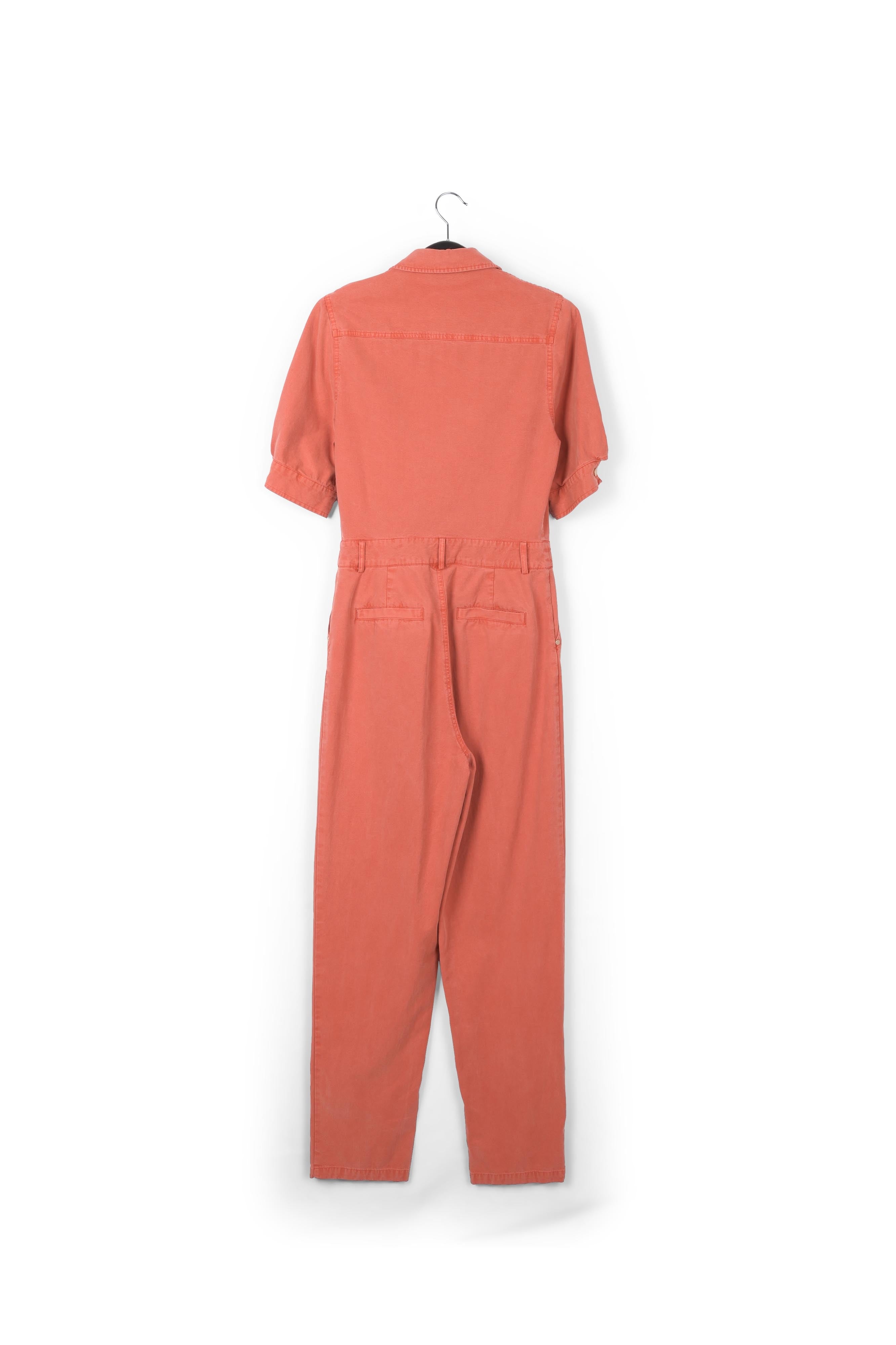 Donkeroranje jumpsuit van katoenmix RE—SSENTIEL | Essentiel second hand