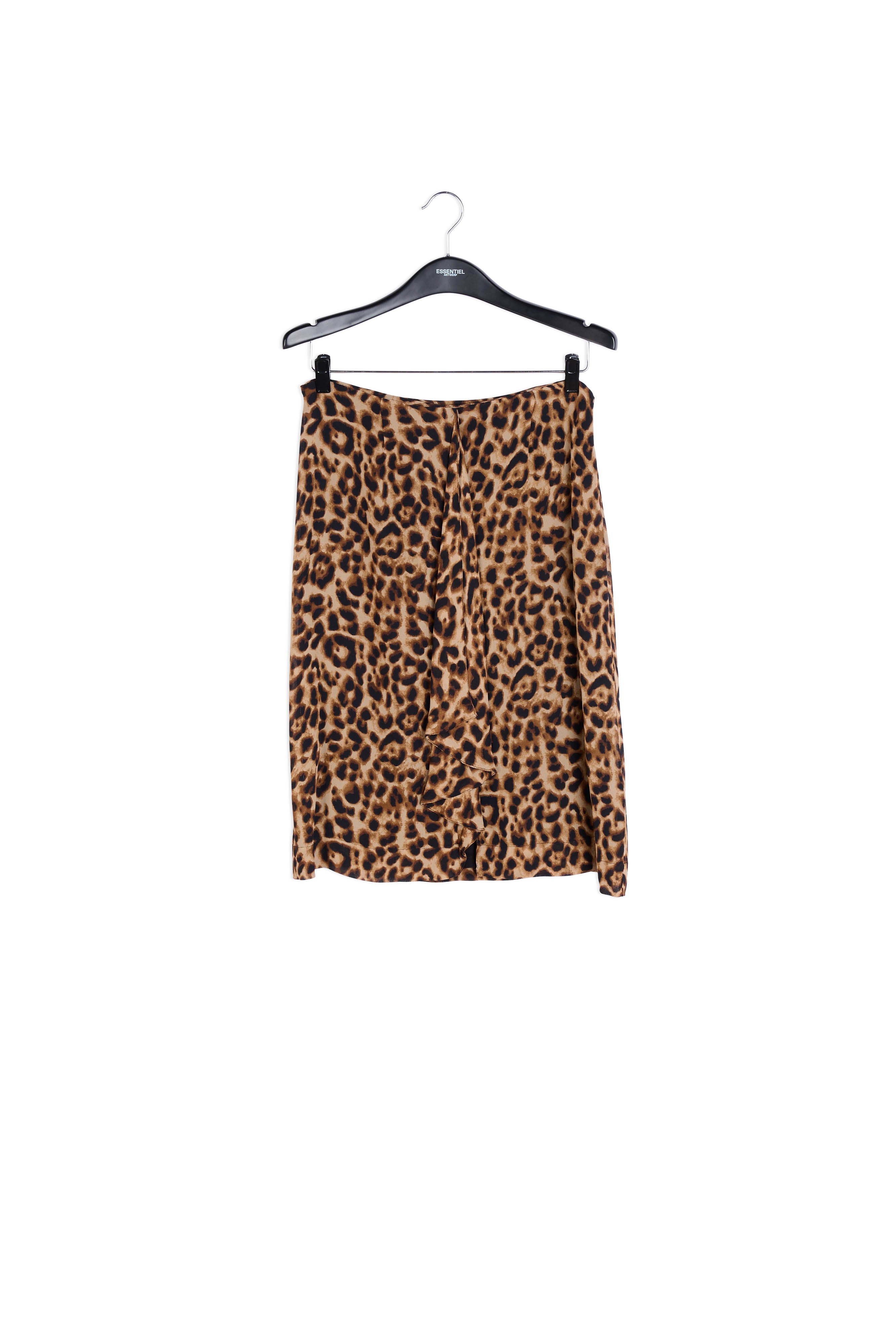Leopard print midi skirt RE—SSENTIEL | Essentiel second hand