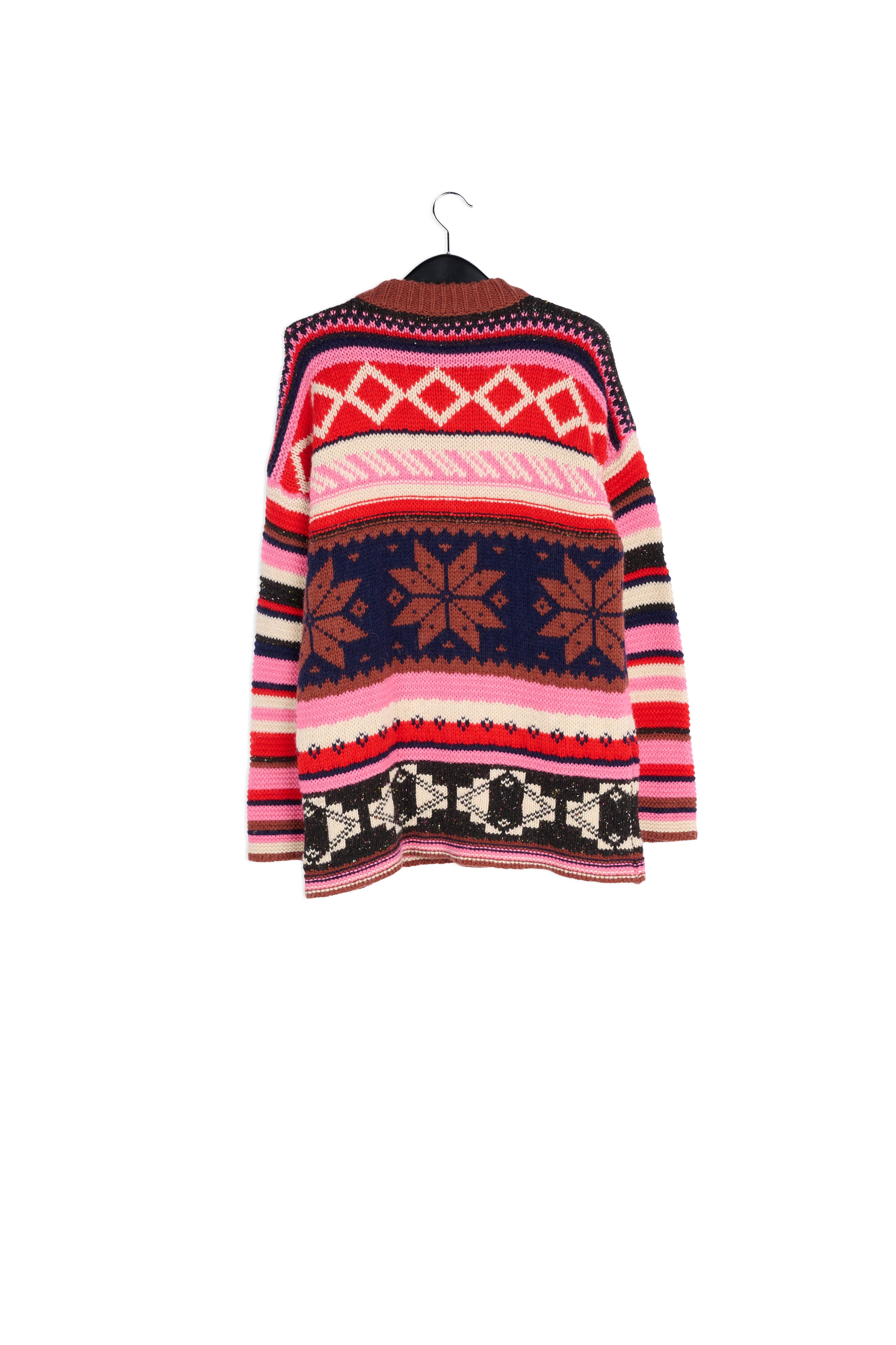 Jacquard long sweater RE—SSENTIEL | Essentiel second hand