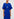 Blue a-line dress with short sleeves Faume - seconde main