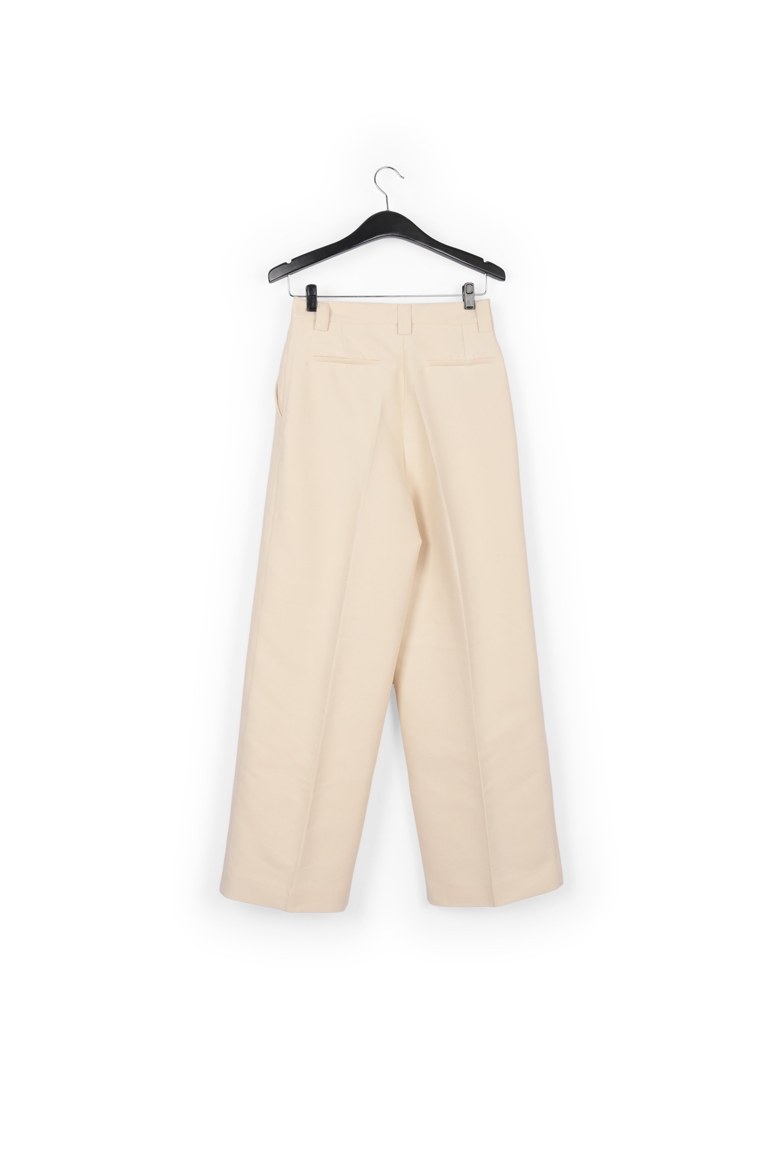 Ecru straight-leg pants RE—SSENTIEL | Essentiel second hand