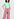 Black regular fit t-shirt with pink print Faume - seconde main