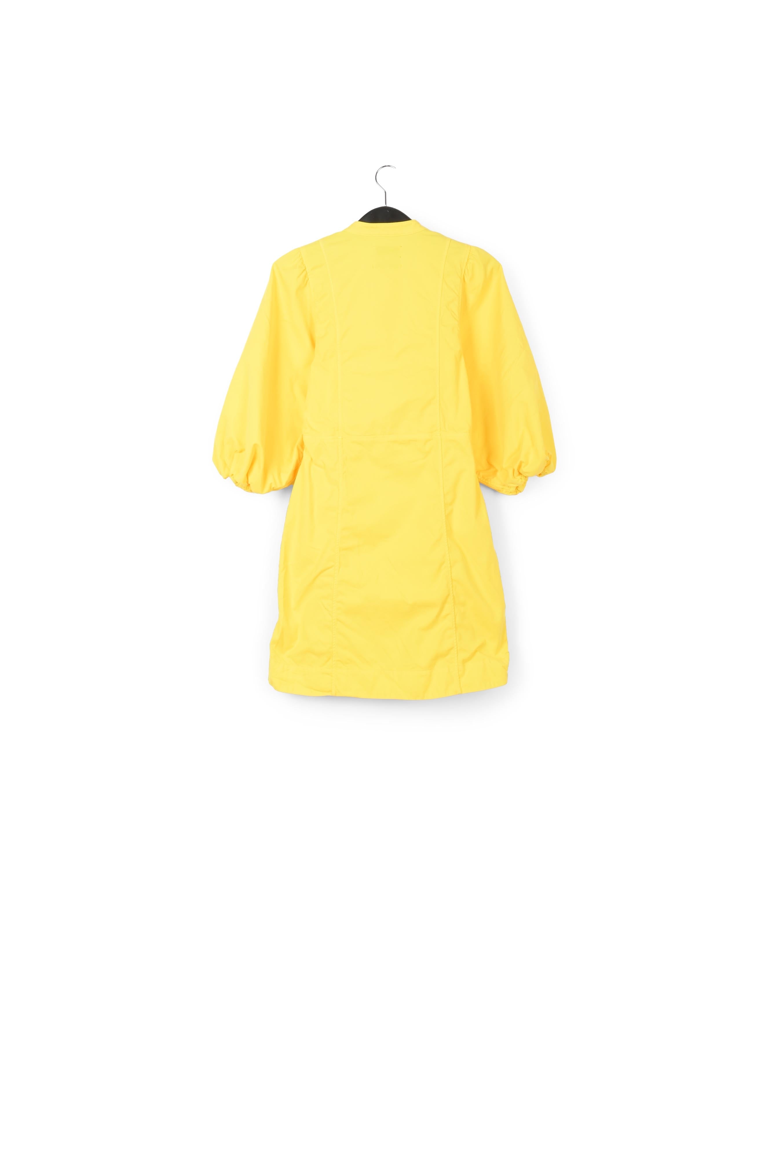 Mini-robe jaune en coton sergé RE—SSENTIEL | Essentiel second hand