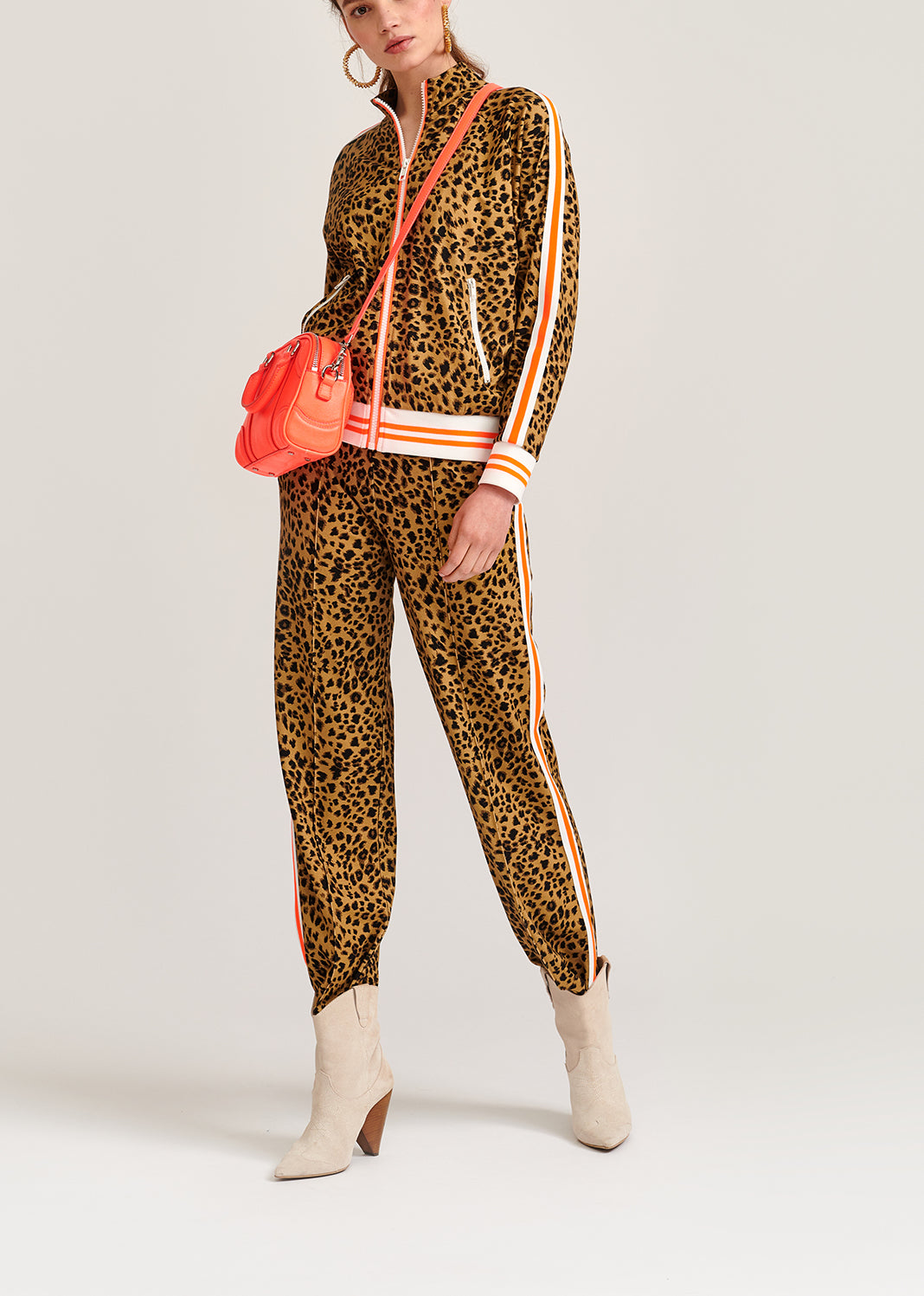 Leopard-print track pants RE—SSENTIEL | Essentiel second hand
