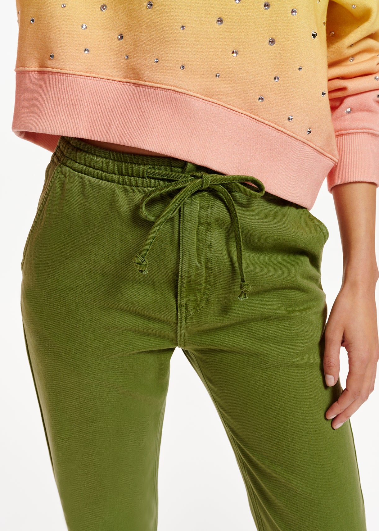 Kaki boyfriend jeans RE—SSENTIEL | Essentiel second hand