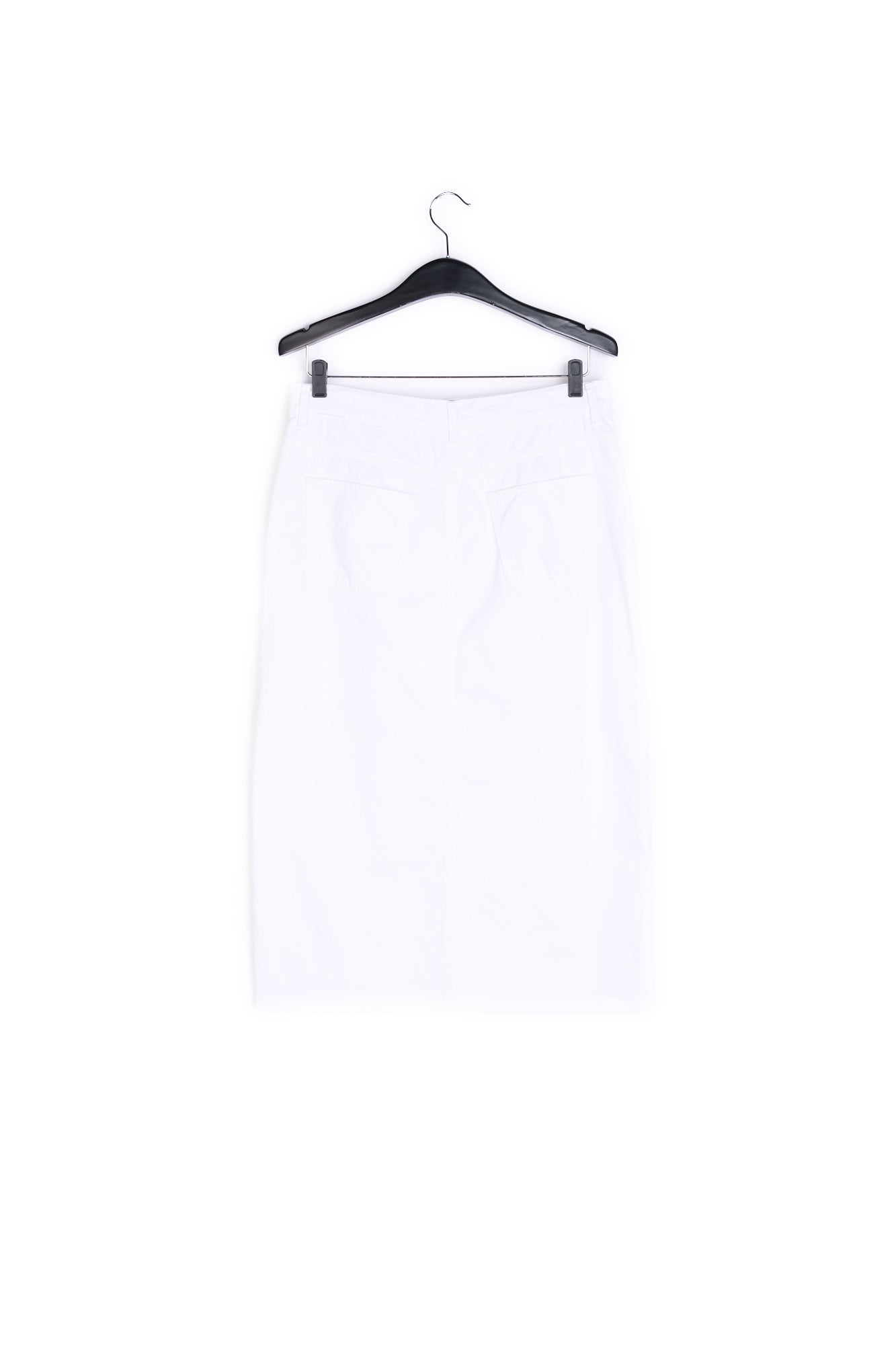 Off-white denim pencil skirt RE—SSENTIEL | Essentiel second hand