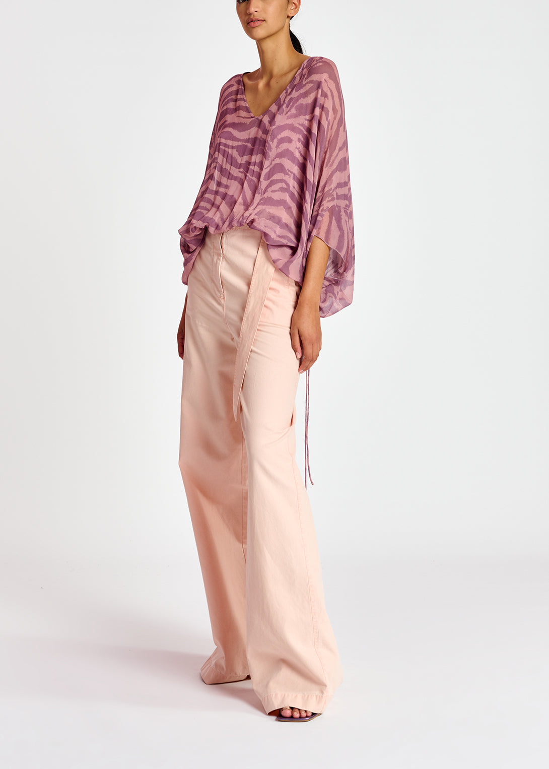 Top ample à  imprimé zèbre lilas RE—SSENTIEL | Essentiel second hand