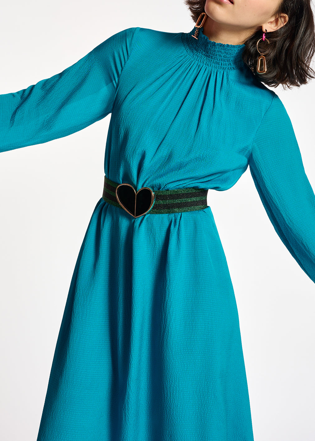 Robe midi bleue RE—SSENTIEL | Essentiel second hand