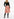 Stripe and red floral print A-line skirt Faume - seconde main