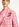 Korte roze blazer met ruitjes Faume - seconde main