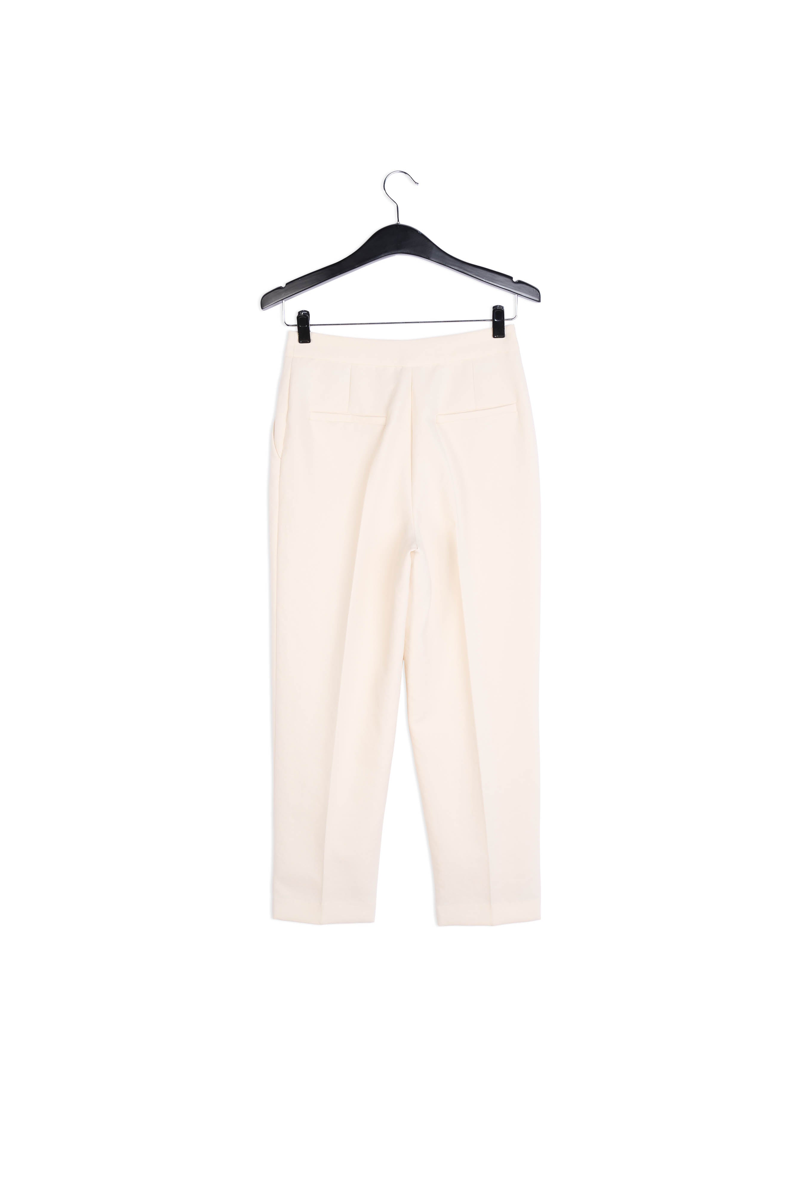 Off white classic tailored trousers RE—SSENTIEL | Essentiel second hand