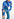 White and blue floral print hooded top Faume - seconde main