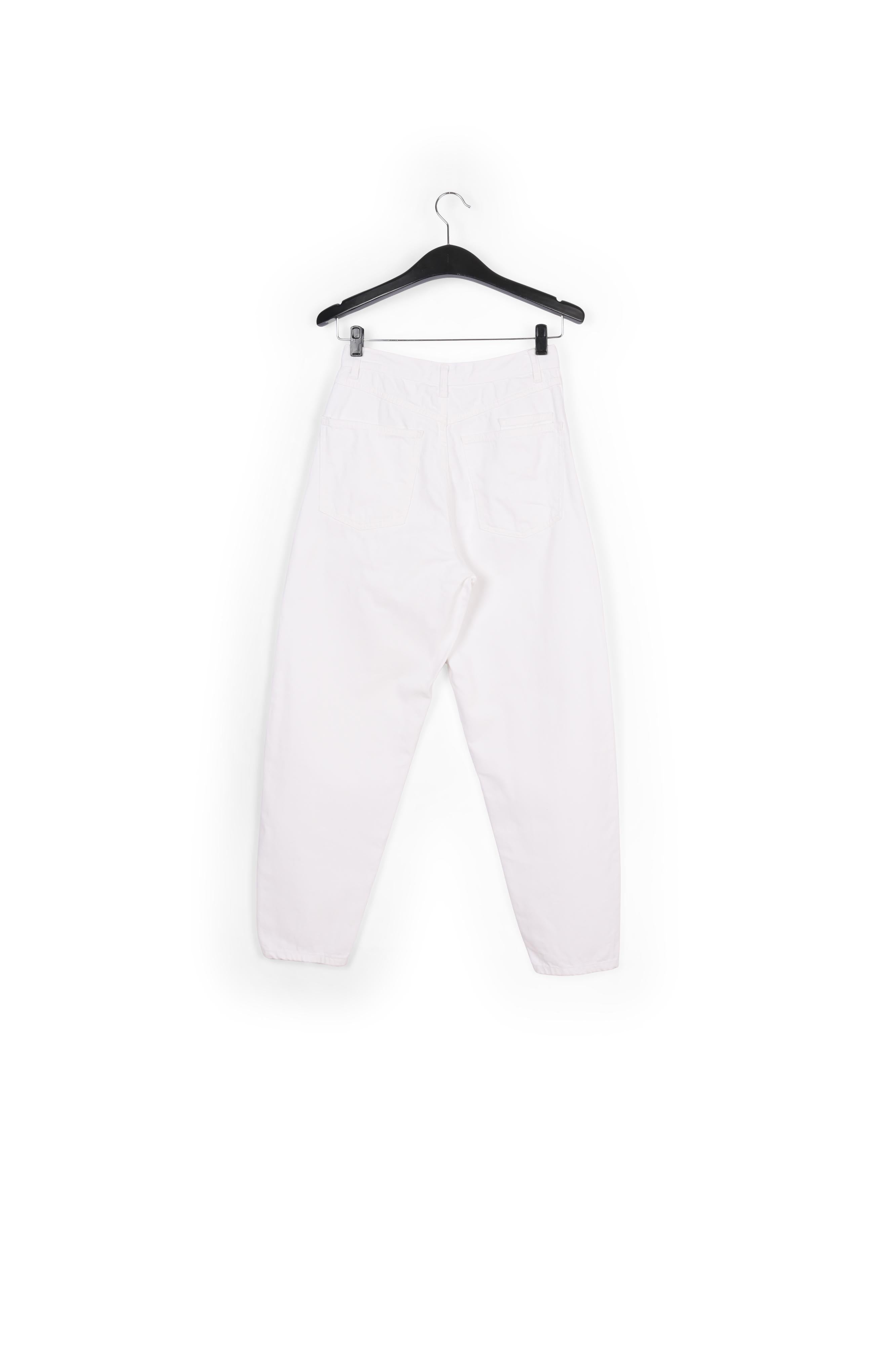 Jean blanc cassé à coupe ample et taille haute RE—SSENTIEL | Essentiel second hand