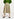 Stripe and green floral print A-line skirt Faume - seconde main