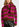 Sjaal met bruin en fuchsia streepmotief Faume - seconde main