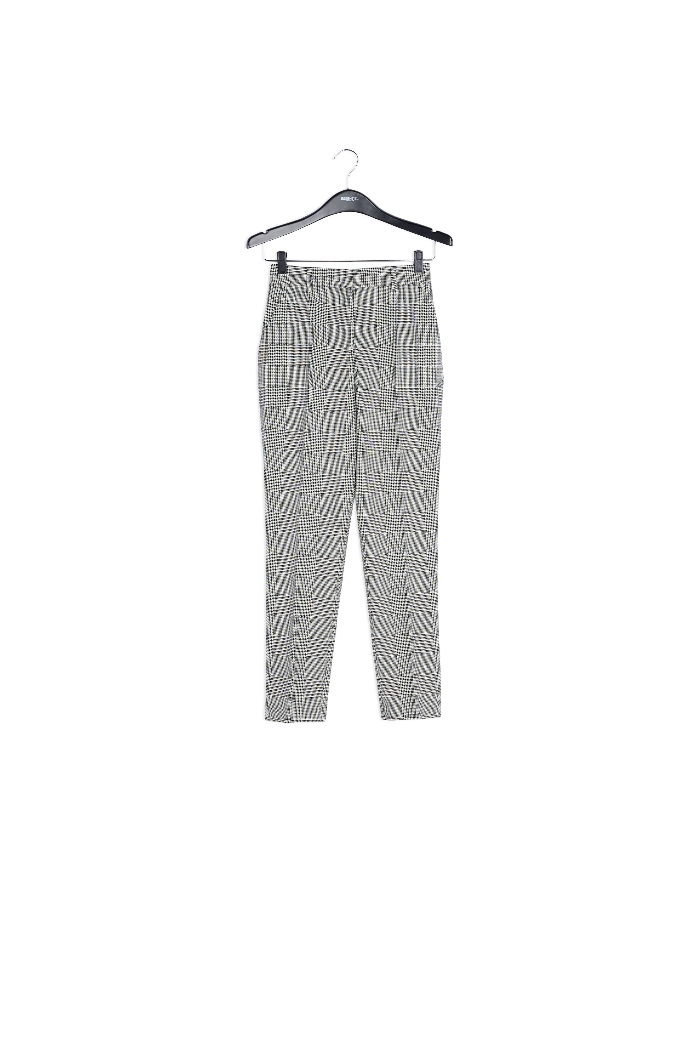 Black and white checked pants RE—SSENTIEL | Essentiel second hand