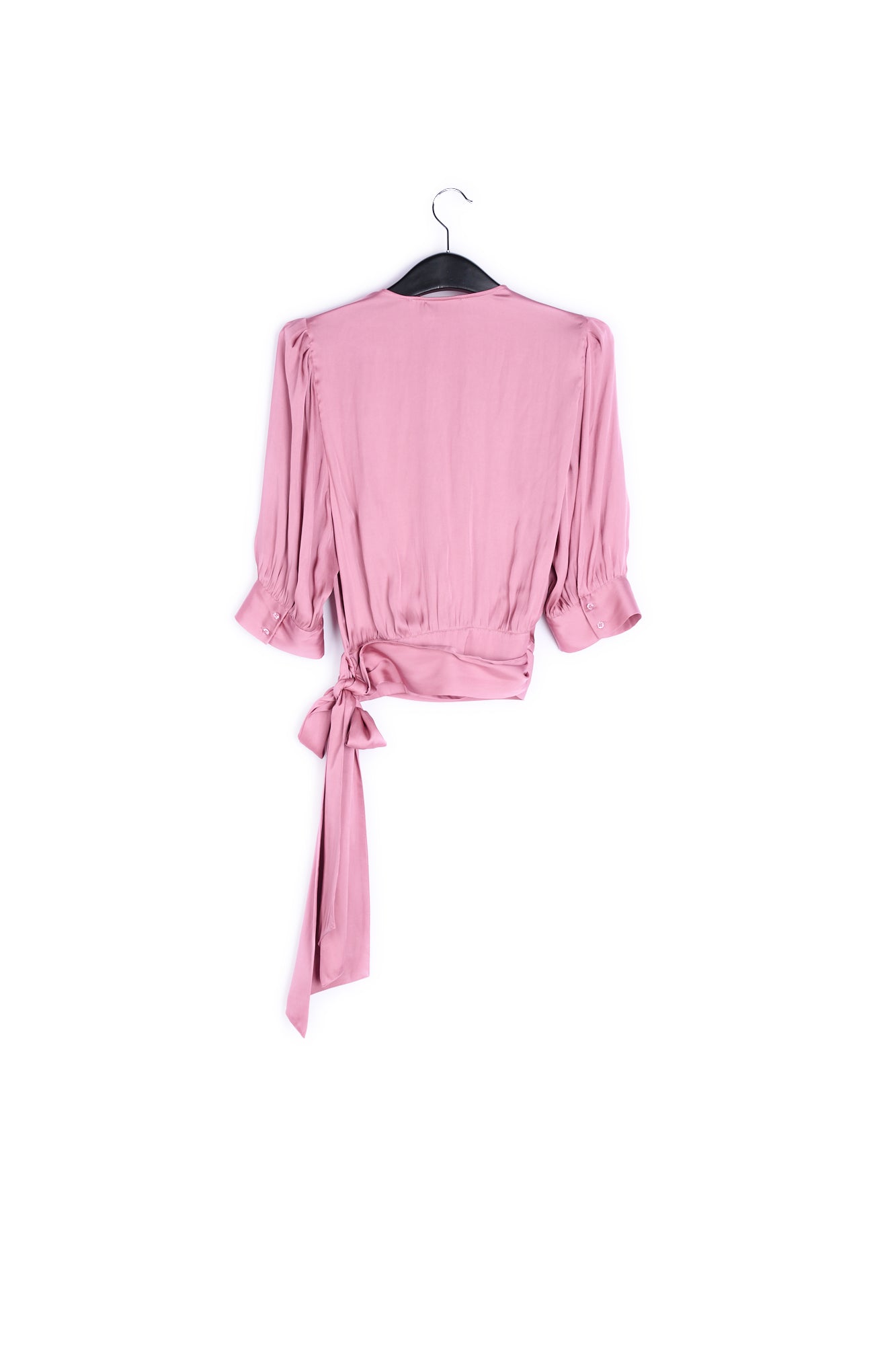Dusty pink wrap top RE—SSENTIEL | Essentiel second hand