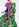 Green watercolor print maxi-length shirt dress Faume - seconde main