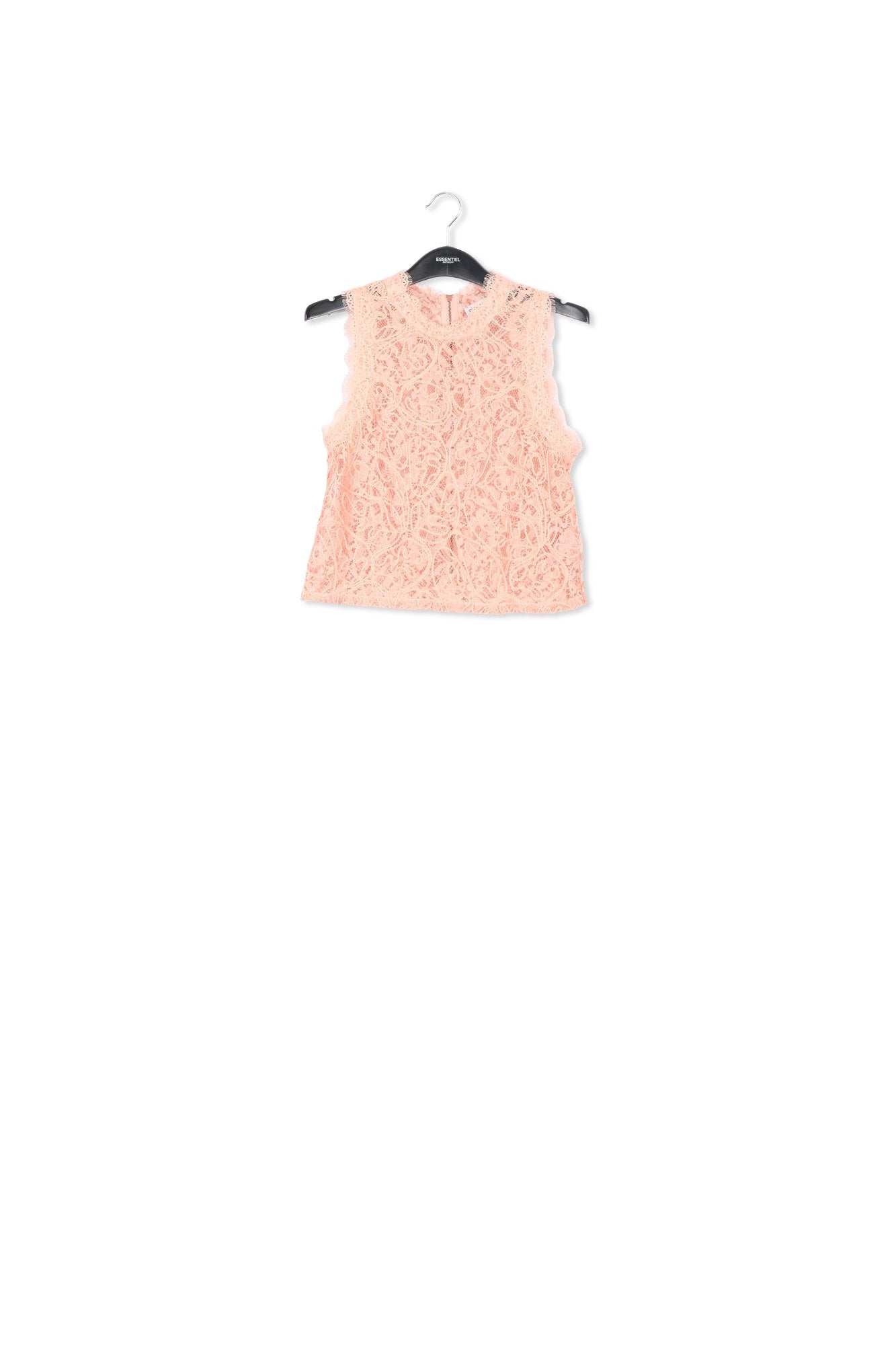 Top en dentelle rose vintage RE—SSENTIEL | Essentiel second hand