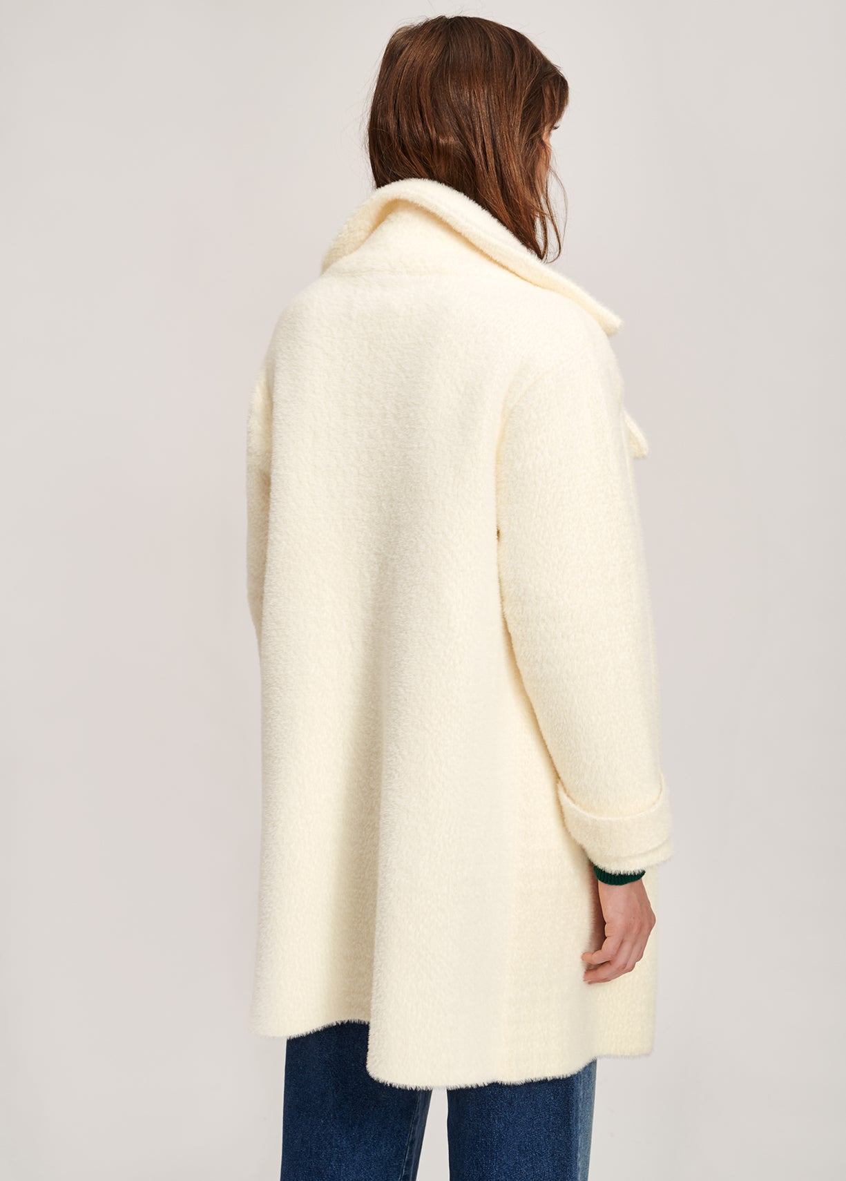 Soft houndstooth coat RE—SSENTIEL | Essentiel second hand