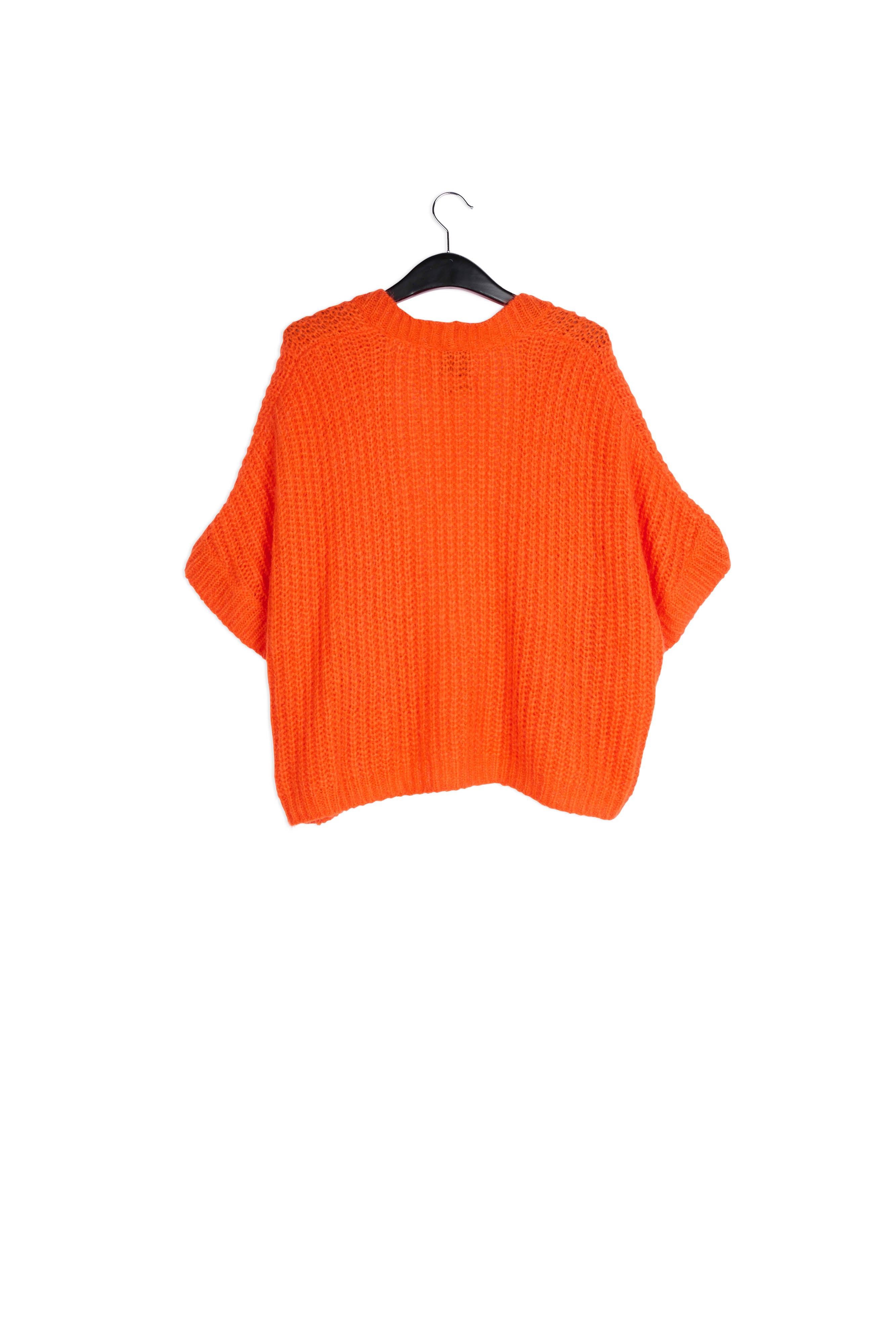 Orange mohair-blend cardigan RE—SSENTIEL | Essentiel second hand