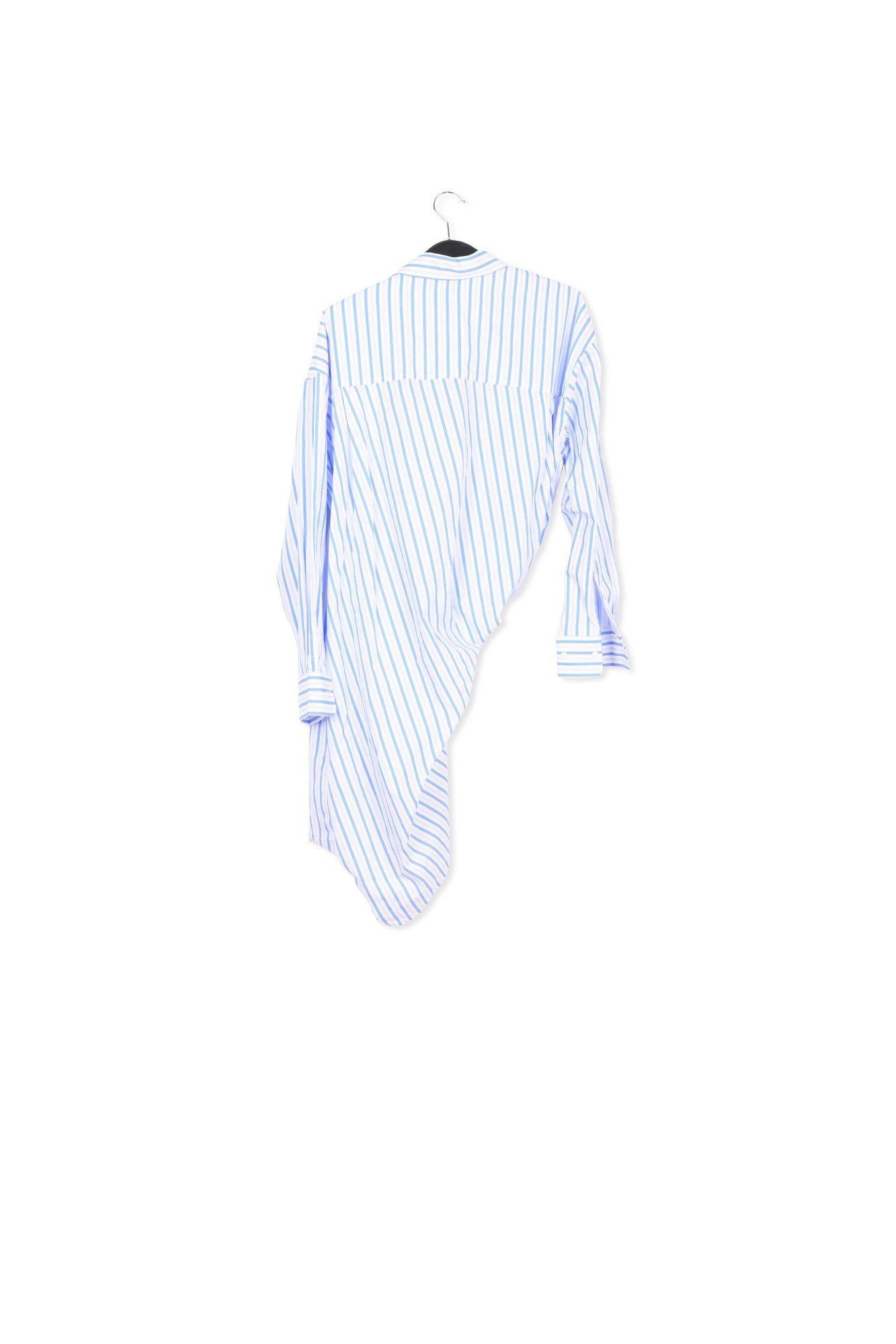 Mini robe en coton à  rayures blanches et bleues RE—SSENTIEL | Essentiel second hand