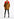 Manteau camel avec col en fausse fourrure rouge Faume - seconde main