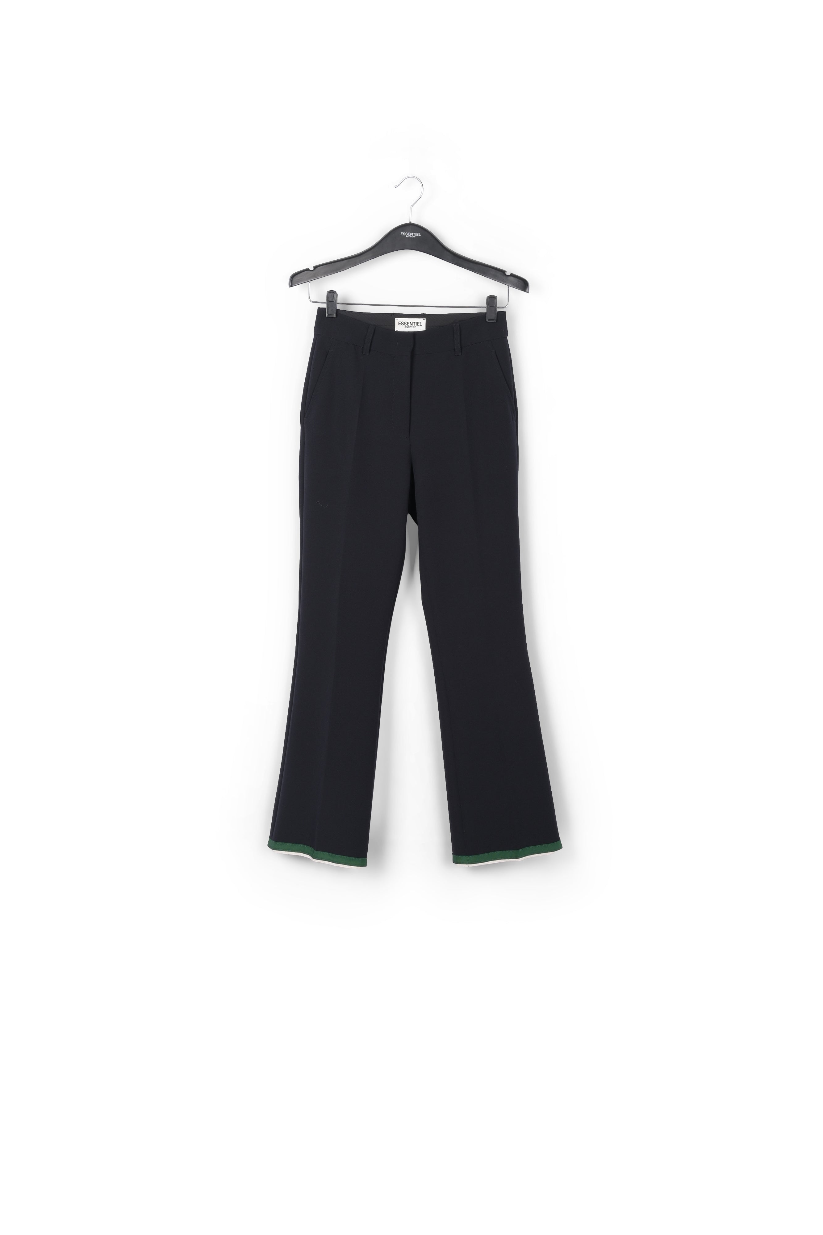 Black flared-fit pants RE—SSENTIEL | Essentiel second hand