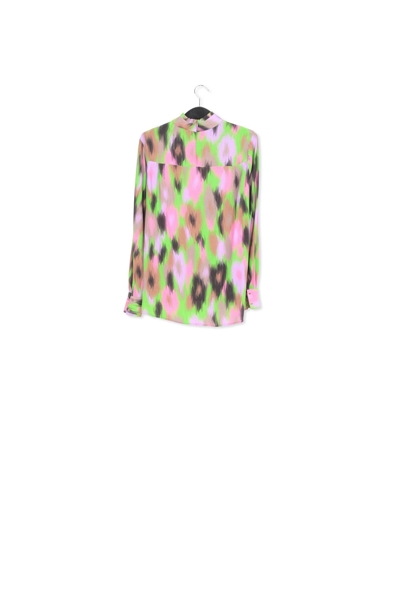 Multicolor high-neck top with leopard print RE—SSENTIEL | Essentiel second hand