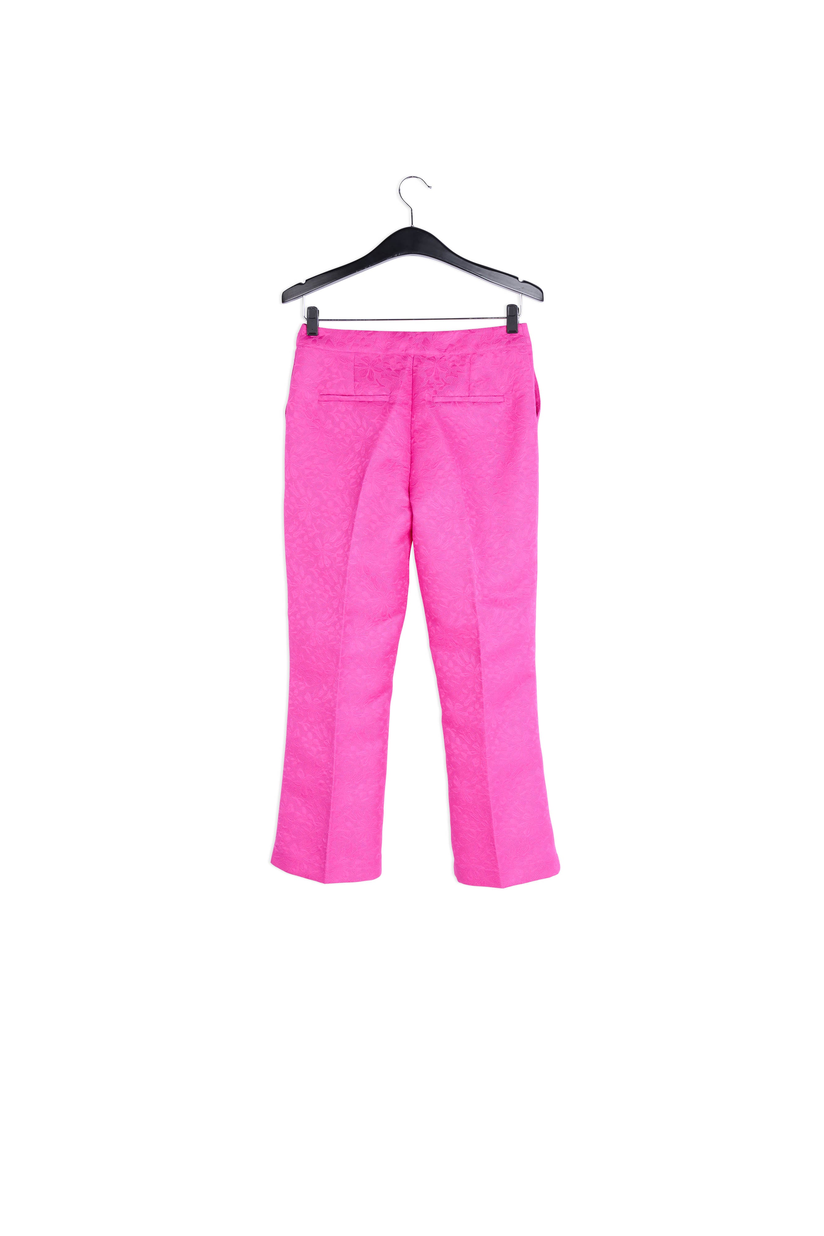 Pressed cropped jacquard pants RE—SSENTIEL | Essentiel second hand